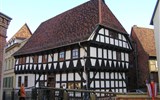 Tajemný kraj Harz, slavnost čarodějnic a úzkokolejkou na Brocken 2021 - Německo - Harc - Quedlinburg, ve městě je přes 1.200 hrázděných domů, památka UNESCO