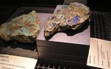 Německo - památky UNESCO - Německo - Harc - Rammelsberg, mineralogické vzorky v hornickém muzeu