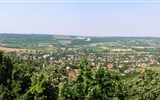 Zadunají - Maďarsko - Zadunají - Pannonhalmský klášter, pohled do okolí (JV okolí Gyoru)