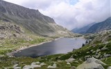Národní park Mercantour - Francie, Přímořské Alpy, Mercantour, Lac Long ve Vallée des Merveilles, Údolí zázraků