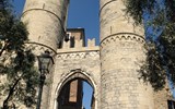 Italský trojúhelník, Janov, Milano, Turín 2023 - Itálie, Ligurie, Janov, Porta Soprana, východní brána do města, 1155