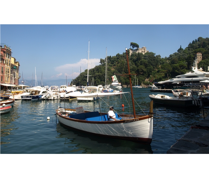Přímořské Alpy, údolí zázraků, vesnice UNESCO - Itálie -  Ligurie - Portofino, kouzlo starého přístavu dosud trvá
