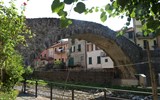 Ligurie - Itálie, Ligurie - Varese Ligure, most Ponte Grecino, 1515