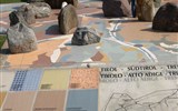 Trauttmansdorff - Itálie - Severní Itálie - Trautsmansdorfské zahrady - geologická mapa širšího okolí