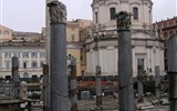 Eurovíkendy - Velkoměsta - Itálie - Řím - Trajánovo fórum - sloupy Ulpiovy baziliky
