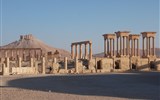Sýrie,  po stopách křesťanských památek - Sýrie - Palmyra, trosky antického města, bohatého centra obchodu