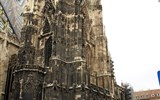 Umělecká Vídeň, advent a výstavy - Rakousko - Vídeň - katedrála sv.Štěpána, zal. 1137, 1230-58 první přestavba, 1304-1433 gotická