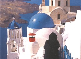 Kyklady, ostrovy snů Paros, Santorini, Mykonos 2026  Řecko - Kyklády - sopečný ostrov Santorini, malebné městečko Oia