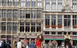 Benelux v barvách podzimu - Holandsko - Amsterdam - typické vysoké domy se zdobenými štíty 