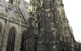Mosonmagyaróvár, Vídeň, Velikonoce, koupání a výstava Vermeer - Rakousko - Vídeň - katedrála sv.Štěpána, 1230-1511, v několika fázích