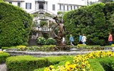 Nejkrásnější zahrady, jezera a Alpy Lombardie 2024 - Itálie - Tremezzo - zahrada vily Carlotta