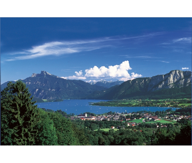 Krásy Solnohradských jezer - Rakousko - jezero Mondsee