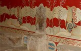 Kyklady, ostrovy snů Paros, Santorini, Mykonos 2024 - Řecko - Kréta - trůnní sál v paláci v Knossu