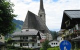 Orlí hnízdo a alpští trubači - Rakousko - Solnohradsko - Maria Alm, kostel