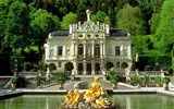Legoland a pohádkové zámky - Německo - Bavorsko - Linderhof, pohádkový zámek vystavěný 1869 pro Ludvíka II: