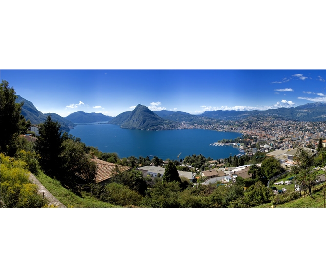 Turistika u italských jezer - Švýcarsko - Lugano - převládá zde italský prvek, leží na břehu Luganského jezera