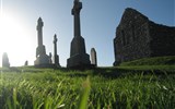 Clonmacnoise - Irsko - klášter Clonmacnoise