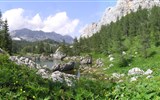Triglavský národní park - Slovinsko - Julské Alpy Dvojno jezero
