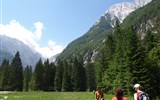 Slovinsko, hory, moře a jeskyně na jaře 2023 - Slovinsko - Julské Alpy - dolina Tamar