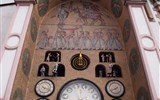 Česká republika - Česká republika - Olomouc, orloj na gotické radnici, přebudovaný 1947-55 Karlem Svolinským