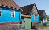Ukrajina - Ukrajina - Podkarpatská Rus - zdejší rázovité domky