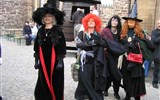 Evropské slavnosti - Německo - Harz - Wernigerode, všude samá čarodějnice