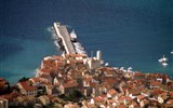 Ostrov Vis, poklad Dalmácie 2022 - Chorvatsko - Komiža - pohled z výšky