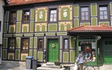 Advent v Harzu, UNESCO a vláček na Brocken 2022 - Německo - Harz - Gernrode, hrázděné domy v centru