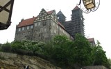 Quedlinburg - Německo - Harz - Quedlinburg, hrad z 10.století (929)