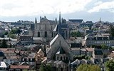Poitiers - Francie - Akvitánie -Poitiers, centrum města s četnými románskými památkami