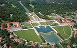 Nymphenburg - Německo - Bavorsko - Nymphenburg - letecký pohled