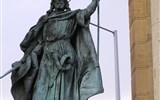 Városliget - Maďarsko - Budapešt - Památník milénia, socha sv.Štěpána
