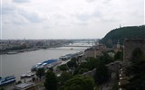 Gellértův vrch - Maďarsko - Budapešt - pohled na vrch Gellert pojmenovaný po mnichovi, vychovateli krále Arpáda