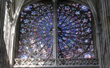 Tours - Francie - Tours - katedrála Saint Gatien, nádherné středověké vitráže
