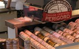 Périgord, Quercy i Francouzské středohoří - gastronomie a vína - Francie - Perigord - Sarlat, paštiky z husích jater