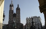 Adventní Krakov, Vělička a památky UNESCO 2022 - Polsko - Krakov - Mariánský kostel na Rynku, ze 14. a 15.století, gotický