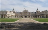 Galicie, z Čech až na konec světa 2024 - Španělsko - okolí Madridu - Aranjuez, letní královský palác, původní habsburský palác vyhořel, v 18.století barokně přestavěn