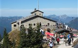 Alpské vodopády, soutěsky a Orlí hnízdo 2022 - Německo - Kehlstein (Orlí hnízdo), horská chata a restaurace