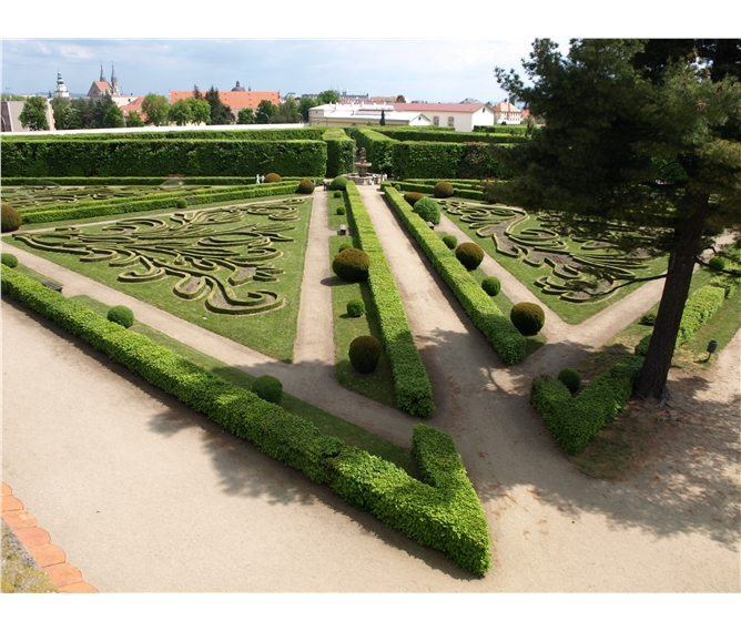 Zámky, památky UNESCO a přírodní krásy Moravy 2023 - Česká republika - Kroměříž - Květná zahrada, pozdně renesanční až raně barokní z let 1665-75