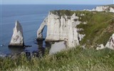 Claude Monet - Francie - Normandie - Etrétat, útesy