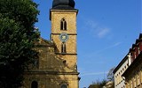 Bamberk, císařské a biskupské město v adventu - Německo - Bamberg - kostel sv.Jakuba