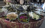 Sýrie - Sýrie - Palmyra, pro oběd je typické množství různých předkrmů