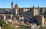 Marche - Itálie - Marche - Urbino, Palezzo Ducale, nejkrásnější renesanční palác Itálie z 15.století
