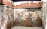 Athény - Řecko - Athény - Národní archeologické muzeum, fresky ze Santorini