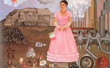 Vídeň, umění a výstavy Michelangelo, Picasso a Frida Kahlo - F.Kahlo - Autoportrét na hranici mezi Mexikem a Spojenými státy