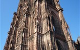 Alsasko, pohádka nejen o víně, slavnost trubačů 2023 - Francie - Alsasko - Štrasburk, katedrála, věž vysoká 161 m