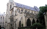 Paříž - Paříž - Saint Severin, v 6.stol.zde žil poustevník Severin, několik kostelů na stejném místě, poslední ze 13.století