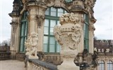 Drážďany - Drážďany - Zwinger, Hradební pavilon, jeden z klenotů konce evropského baroka