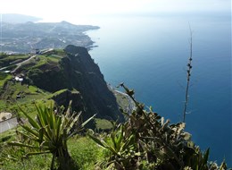 Madeira, turistika na ostrově věčného jara 2022  Portugalsko - Madeira - Cabo Girao, nejvyšší evropský útes, 590 m vysoký
