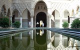 Sevilla - Španělsko - Sevilla - Alcazar, královský palác, původně maurská pevnost
